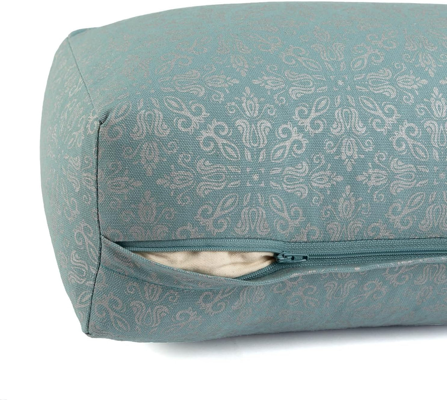 Yoga Bolster, Raja/Mineral Blue, Silber