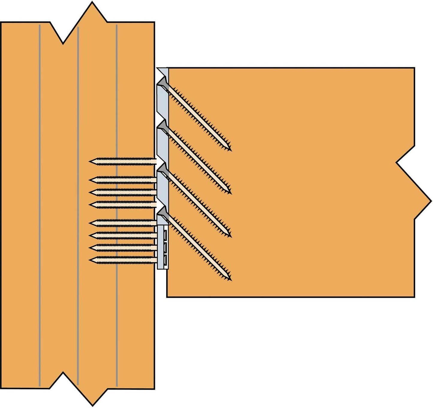 Hirnholzverbinder ETB190-B Aluminium mit Zulassung