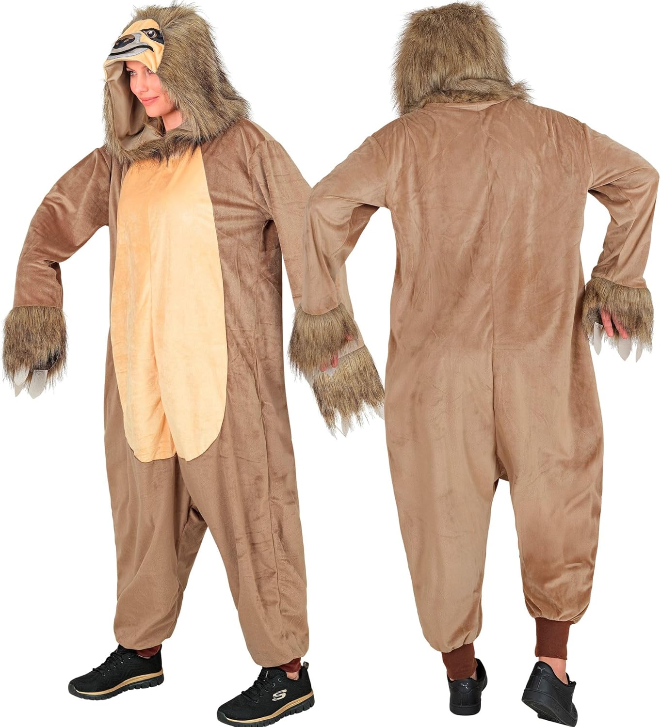 Flaultier Onesie, Faultier Braun S-M