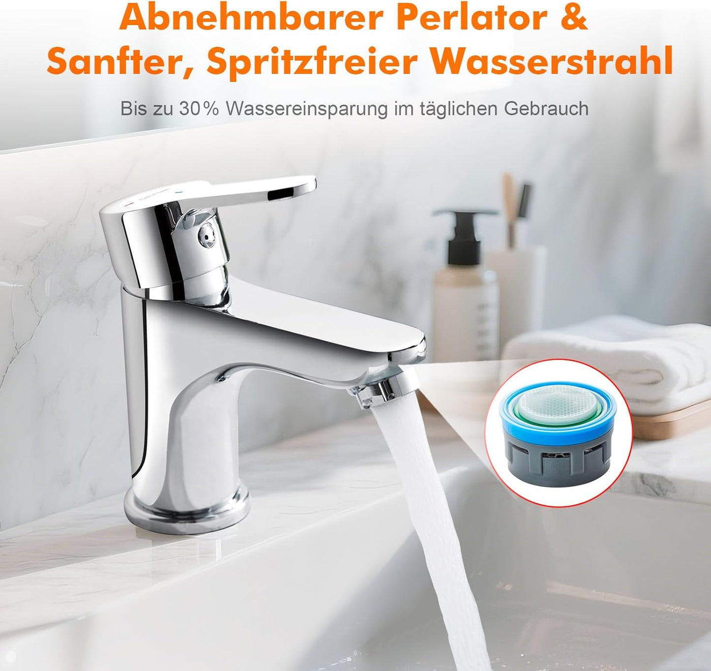 Einhebelmischer Waschtischarmatur, Wasserhahn Bad Wasserhahn