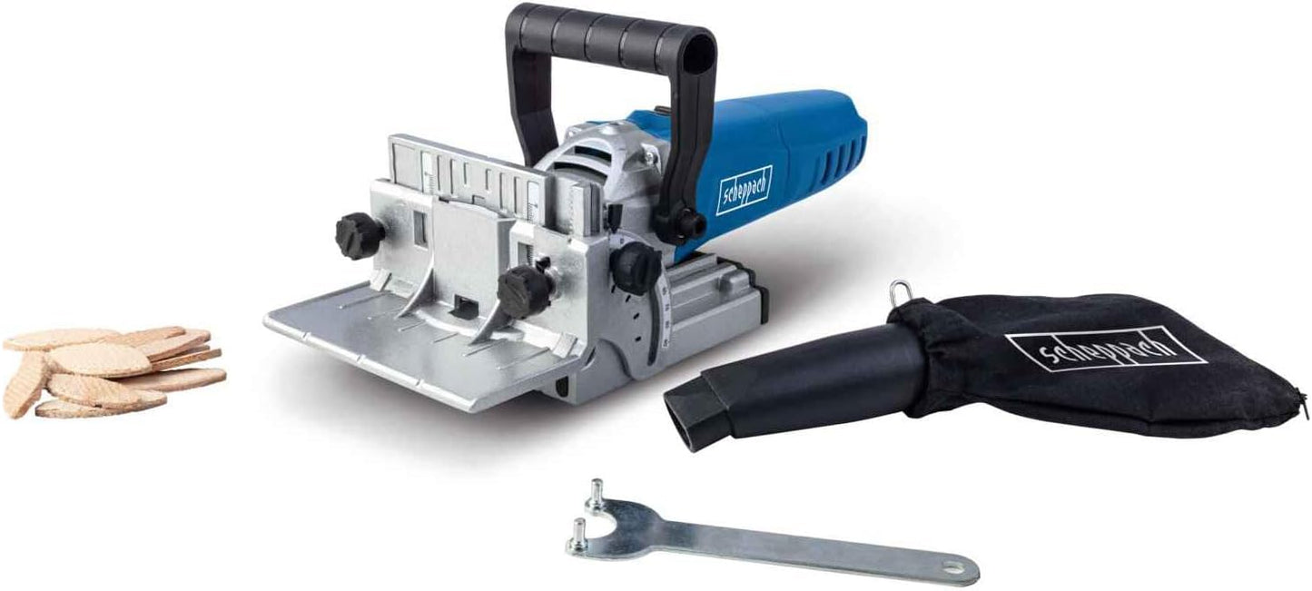 BCJ900 Flachdübelfräse inkl. 60 Stück Flachverbinder & Staubbeutel