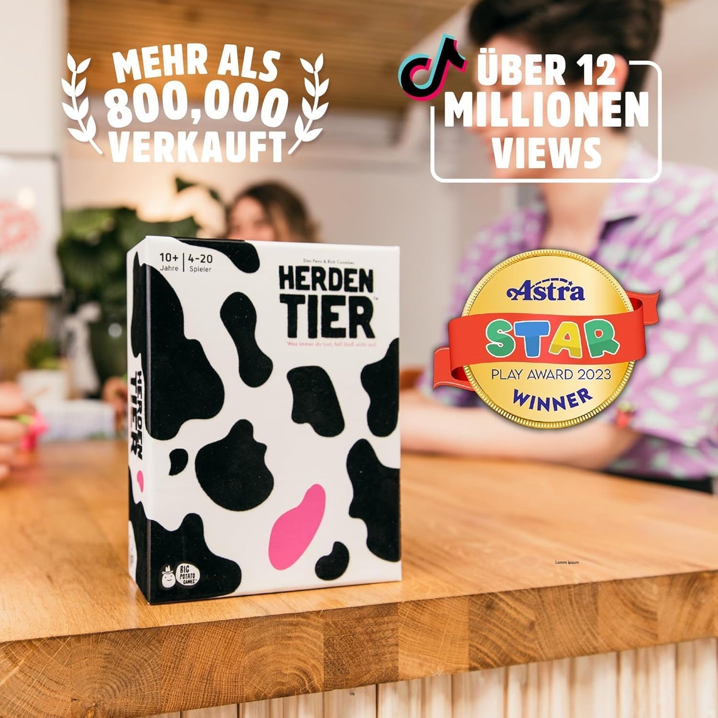 Herdentier Brettspiel: Gleich gedacht, Punkt gemacht!, Herdentier (Deutsche Fassung)