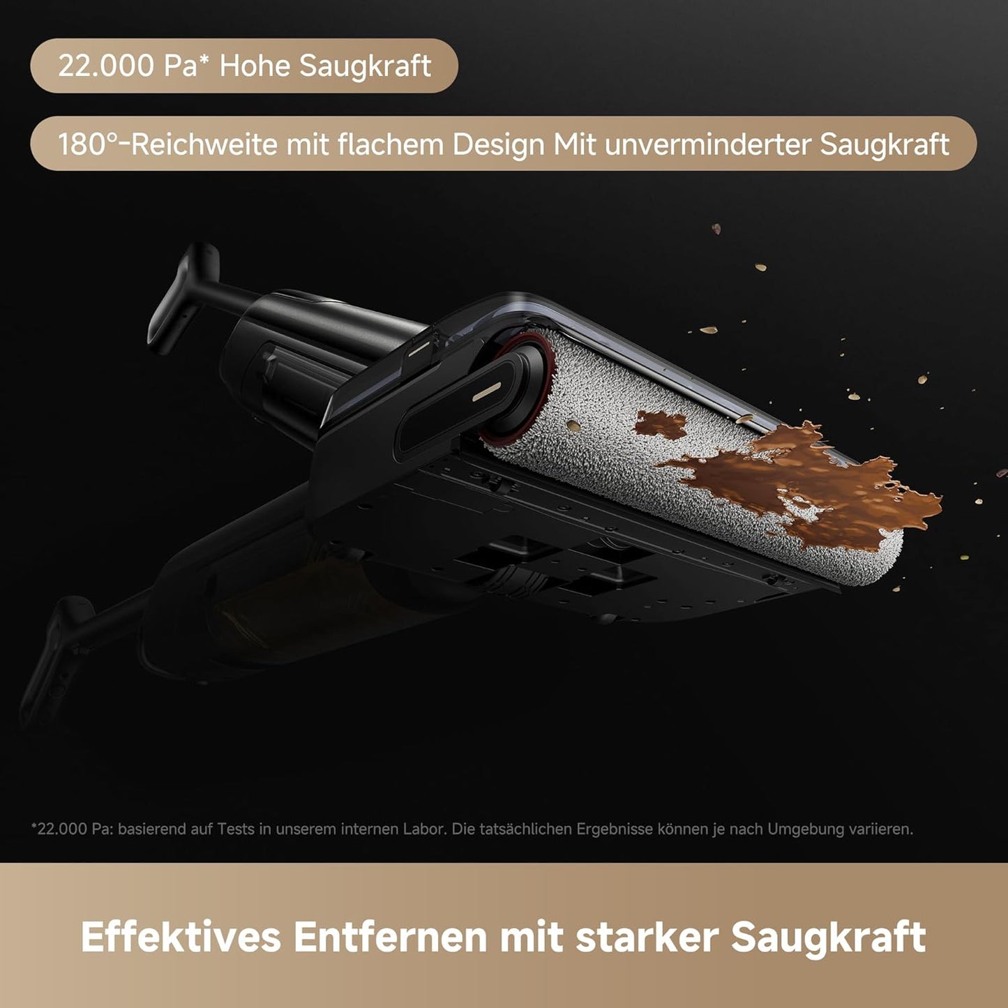 Nass-Trockensauger M50 mit Doppel-Kantenreinigung, M50 Schwarz