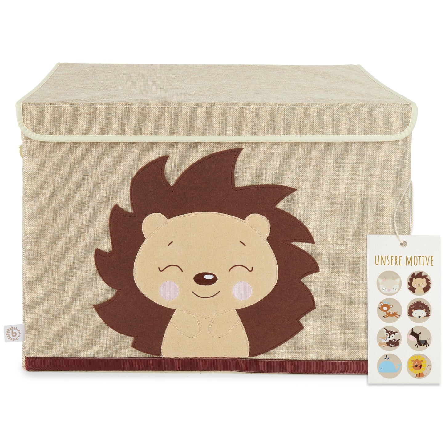 Aufbewahrungsbox Igel Piksi mit Deckel, Igel Piksi