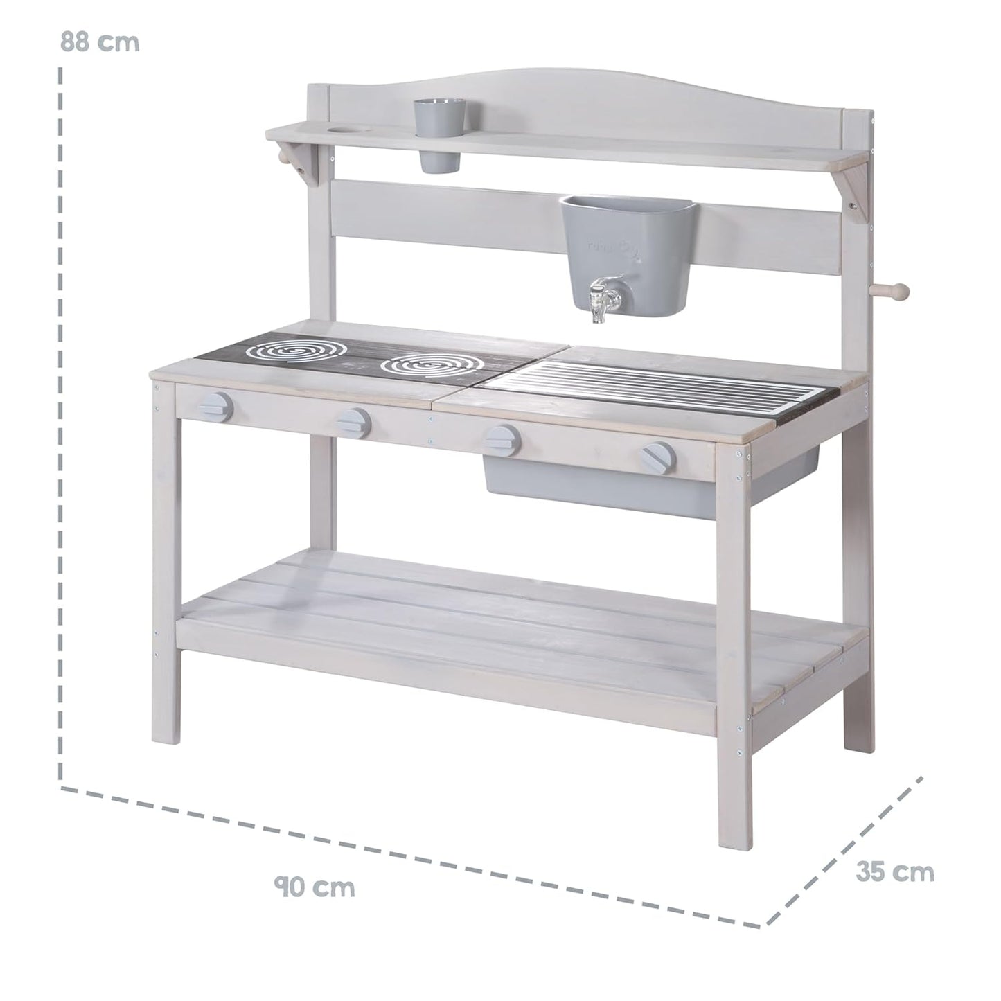 Outdoor Spielküche, Grau Grill N' Cook