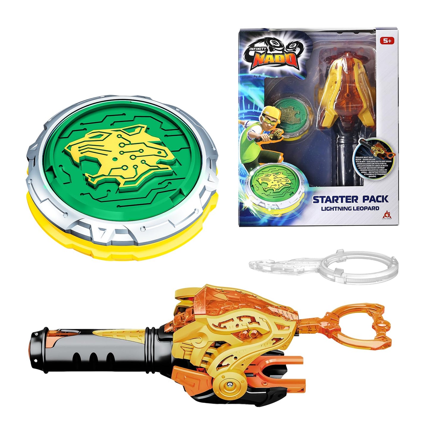 Battle Tops Starter Pack Lightning Leopard, Leopard