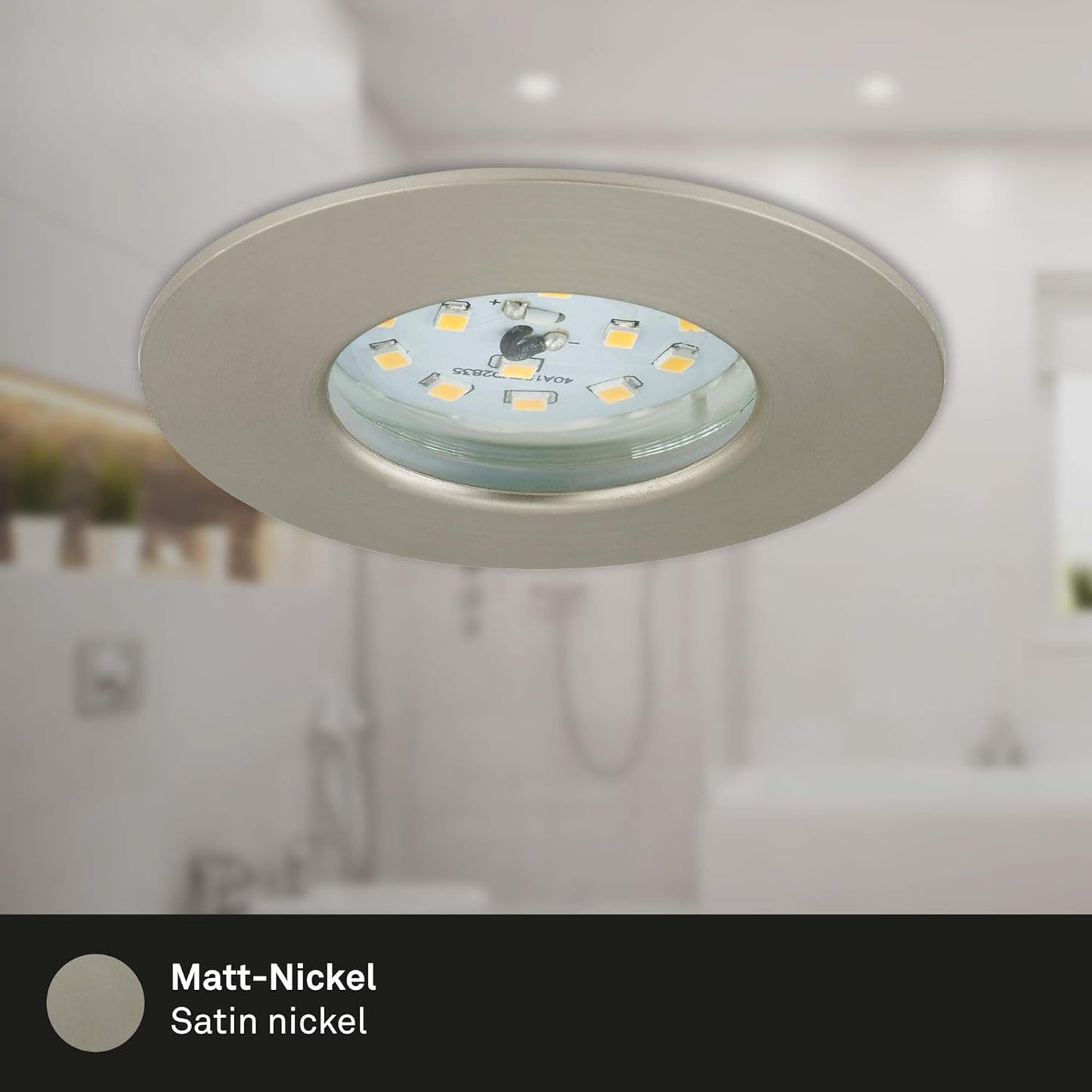 7204-032, 3er Set ; Matt-nickel