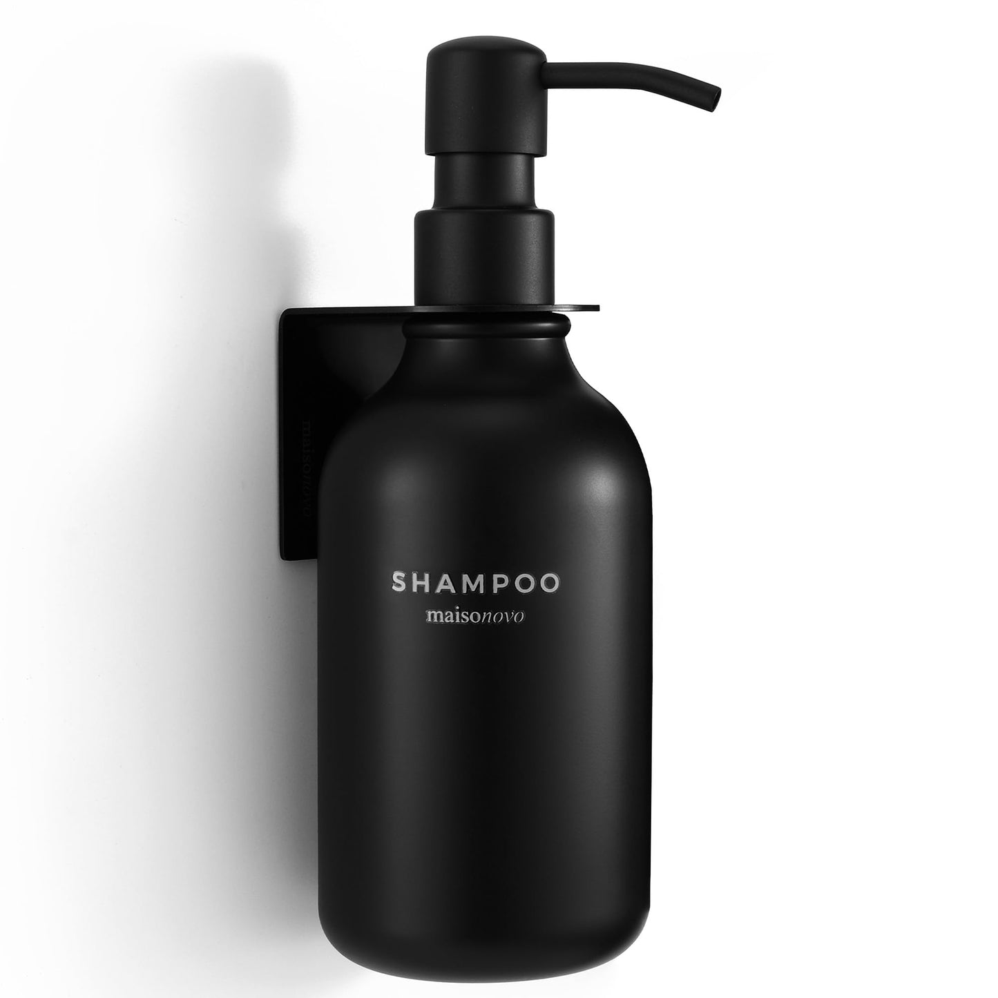 Shampoo-Seifenspender für die Wandmontage, 500 ml, Schwarzer Satz Von 1
