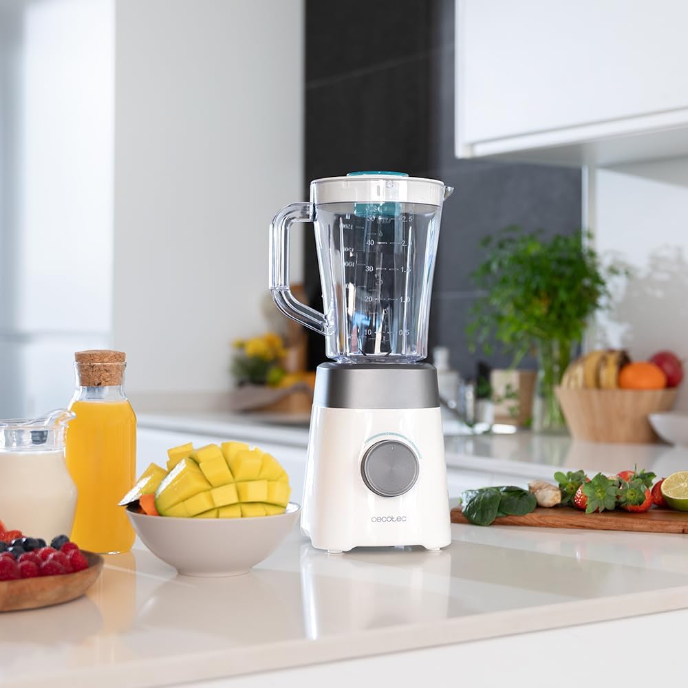 Standmixer Power Black Titanium, Weiß 1300 W | 1,5 L | Kunststoff