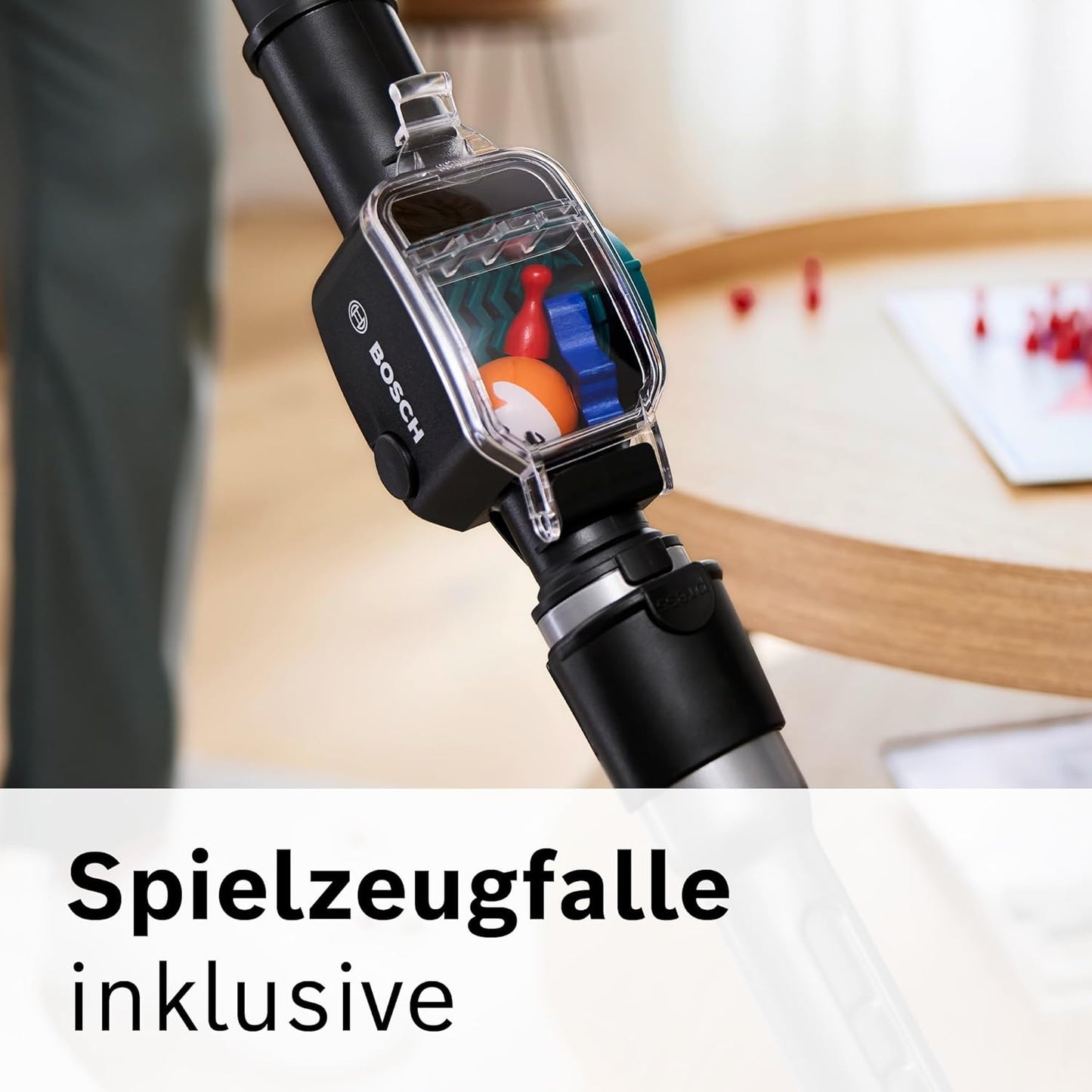 Beutelloser Staubsauger Serie 6 ProFamily für Allergiker, Spielzeugfalle Blau