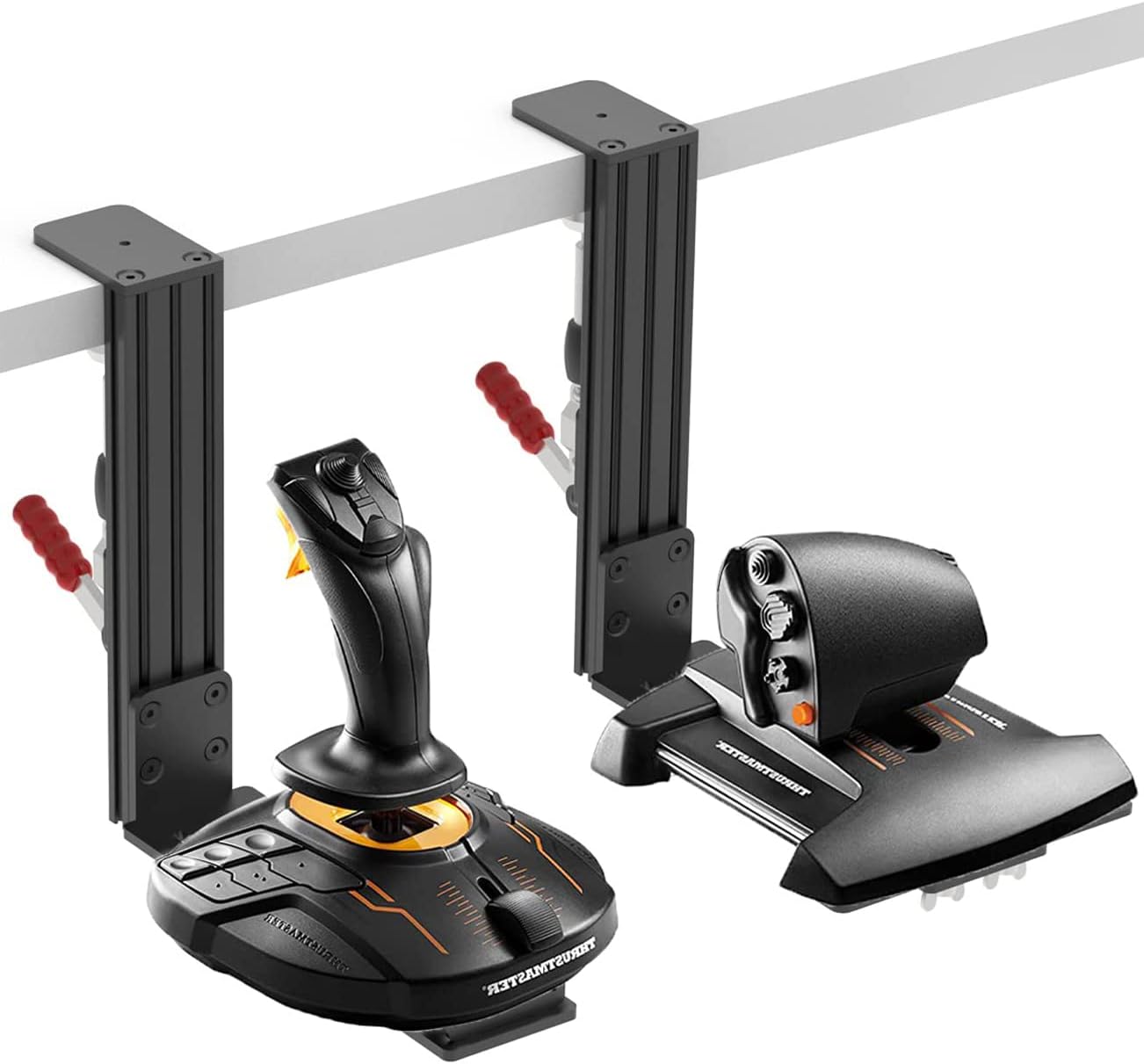 Hotas Schreibtischhalterung für Flug-Sim-Controller (2 Stück)