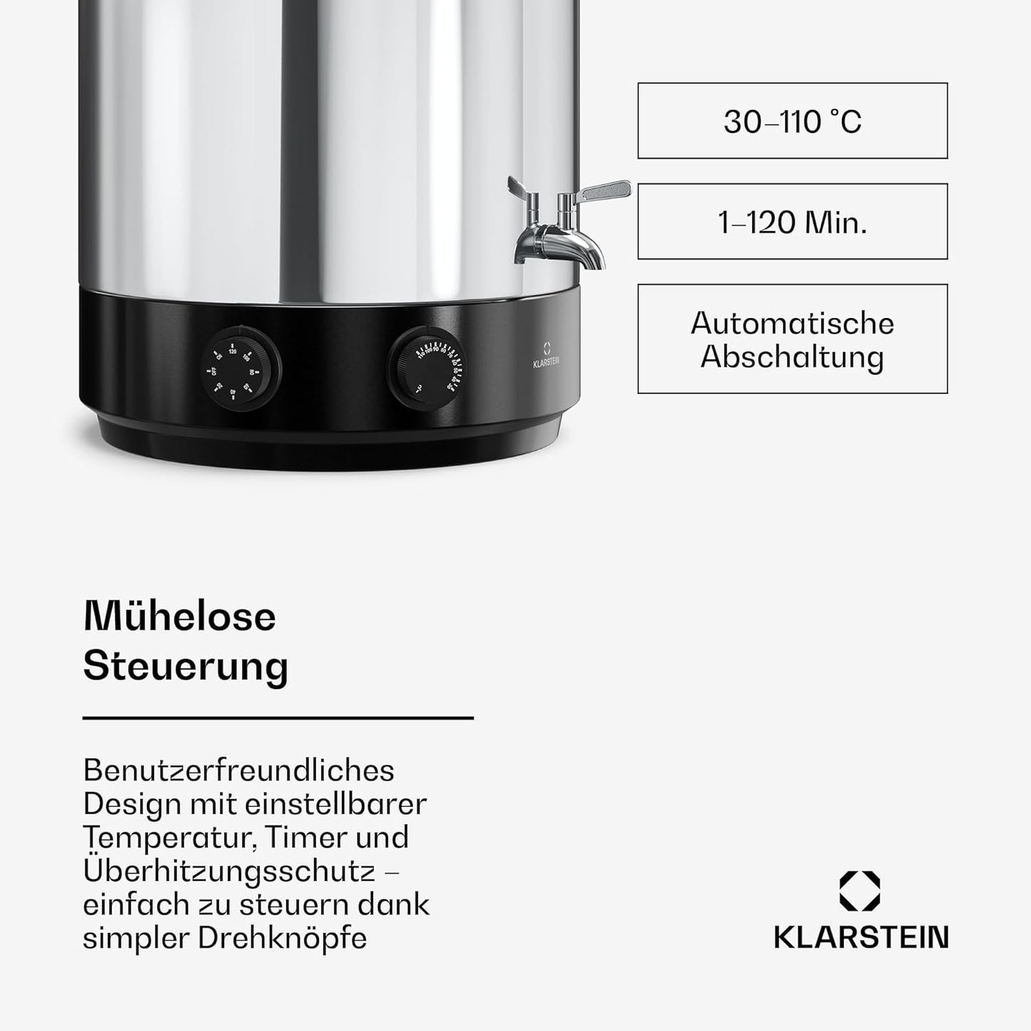 Einkochautomat & Glühweinkocher, 25 L, Mechanisch