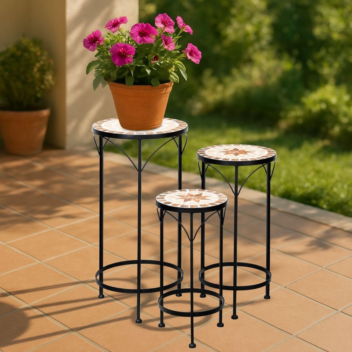 Mosaik Blumenhocker Set