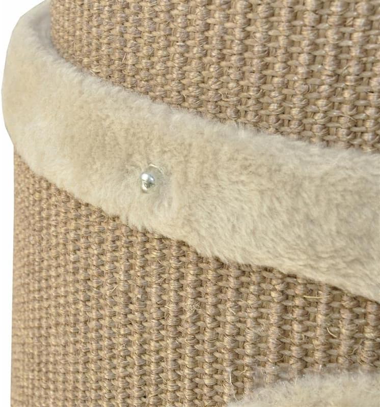 3-Etagen Kratzbaum-Spieltonne Luna, beige