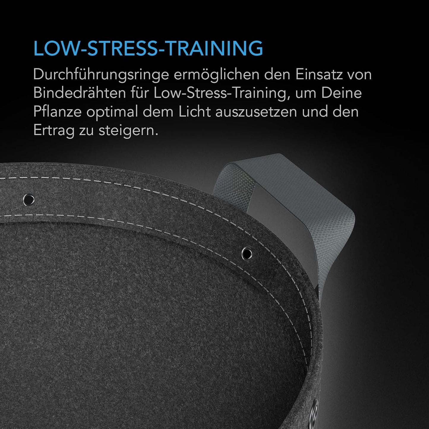 5er-Pack Stofftöpfe, 5 Gallon