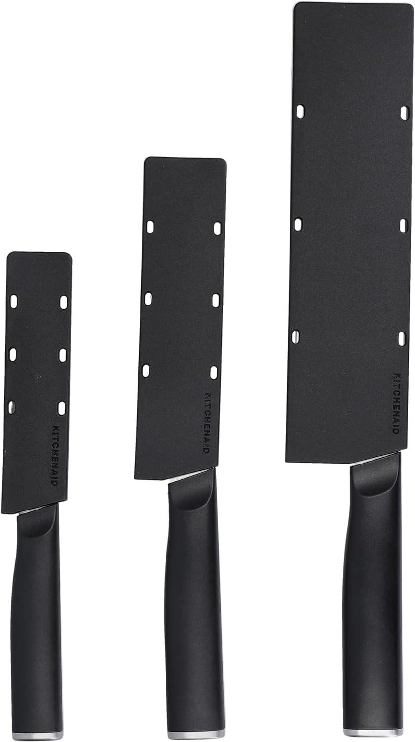 Messer Set mit Klingenschutzhülle, 3-teiliges japanisches Messerset