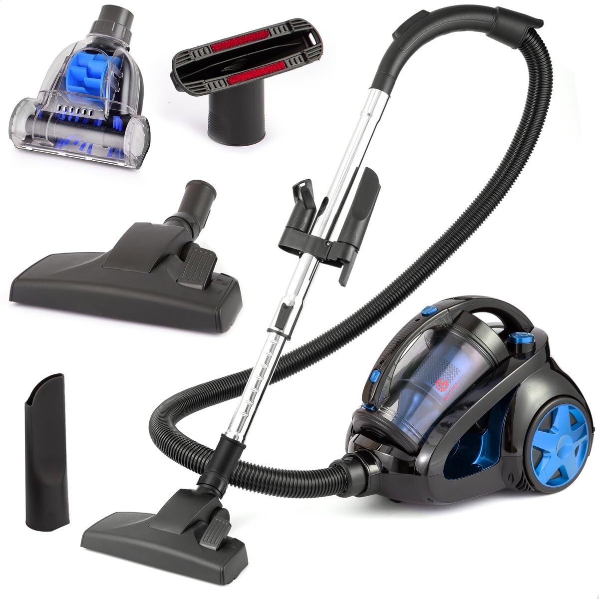 Beutelloser Staubsauger AG3100 mit starker Saugkraft, Blau