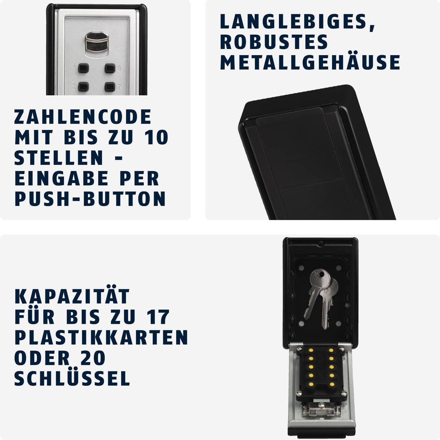 KeyGarage 767 Schlüsselbox mit Tastencode, Standard