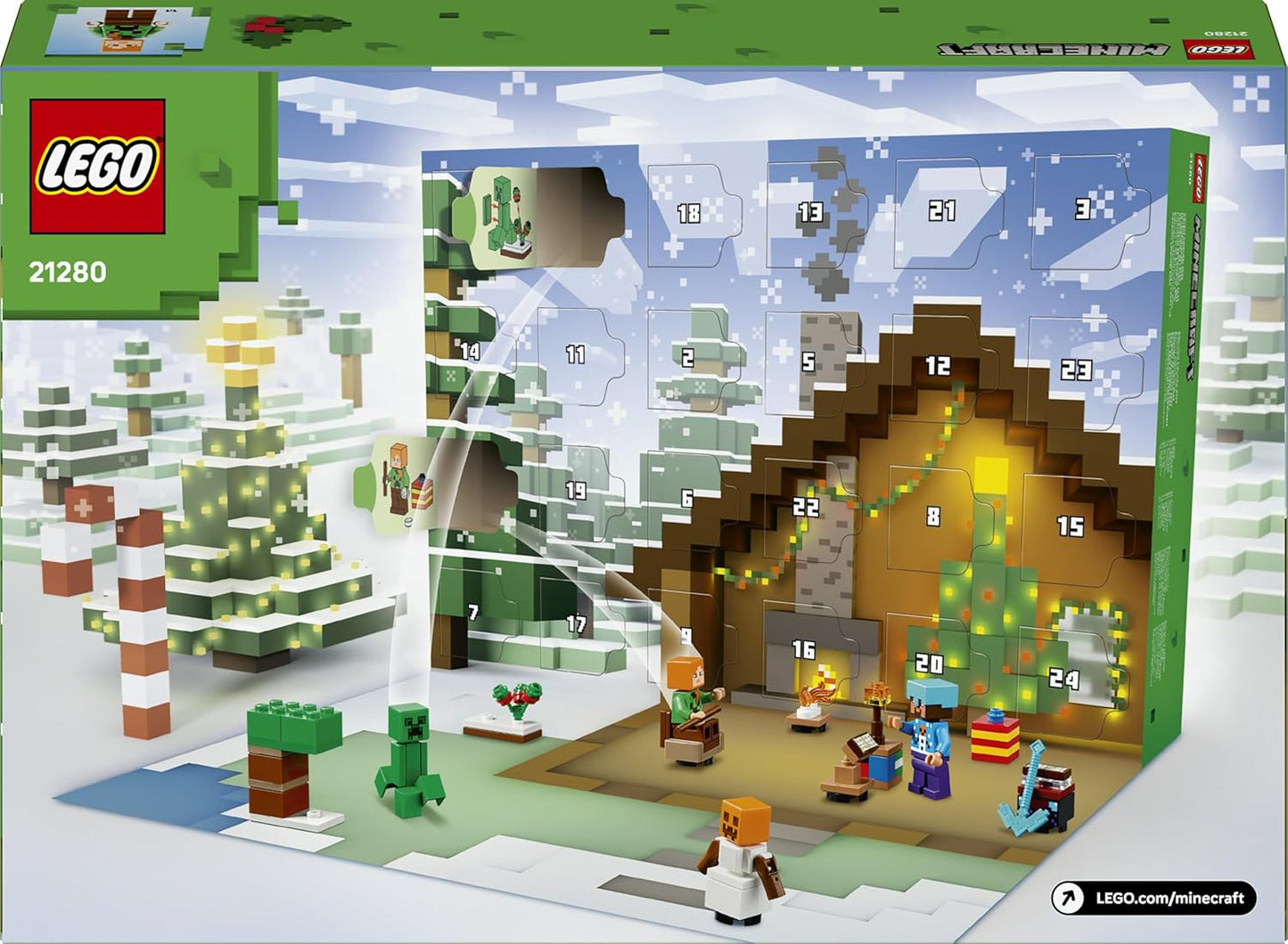 Minecraft Adventskalender, LEGO Minecraft Advent Calendar 21280