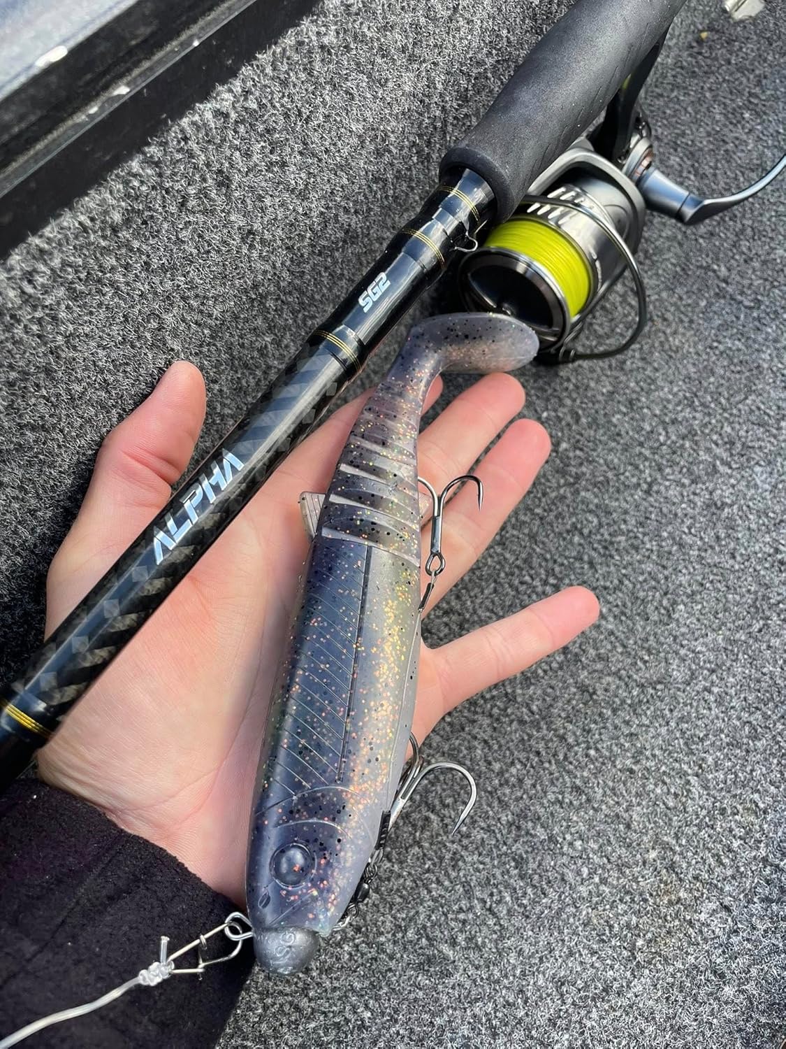 Alpha SG2 Jerkbait Casting-Rute für Raubfische, 1.98m | 50 - 100 g