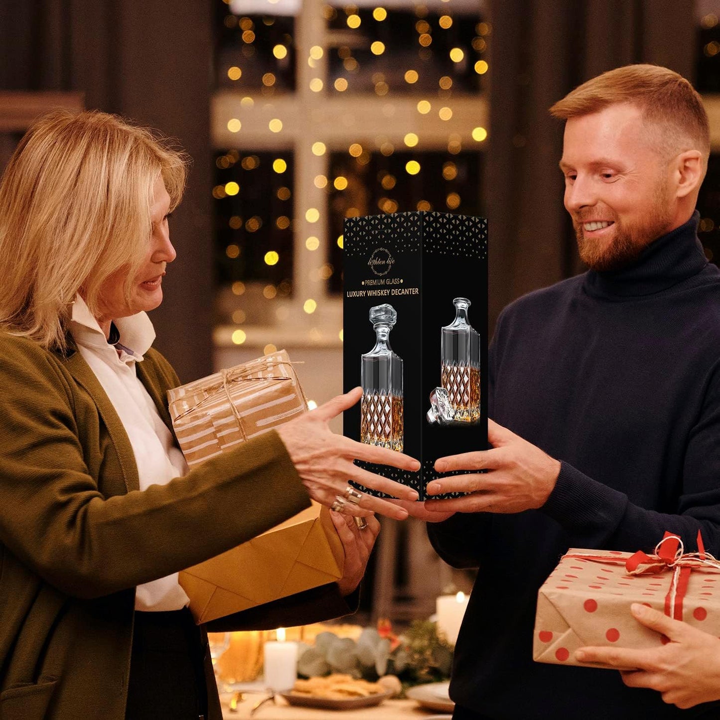 Whisky-Dekanter mit Stopfen