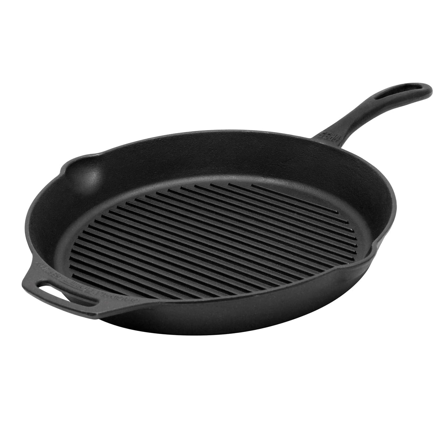 Grill-Feuerpfanne aus Gusseisen, mit Stiel 36 cm