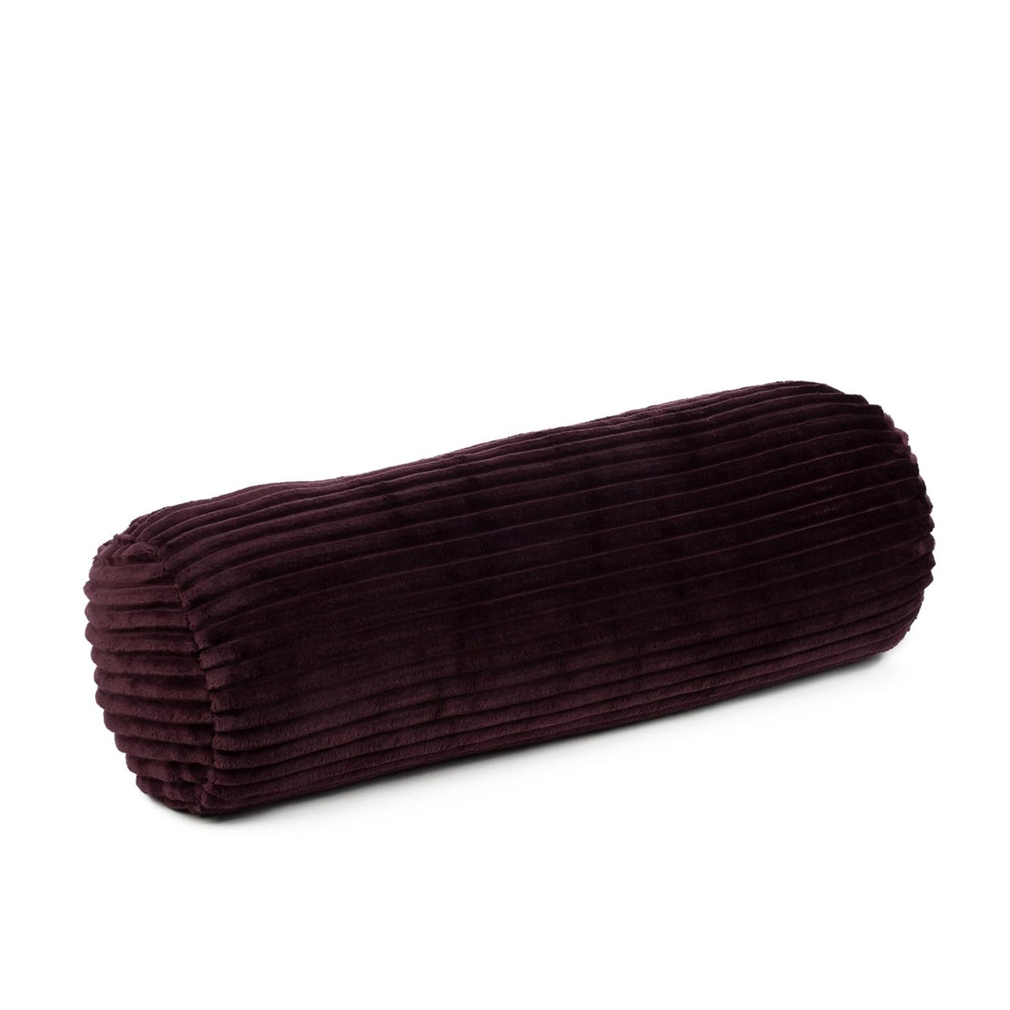 Kissenrolle in Cord Optik, Brombeere