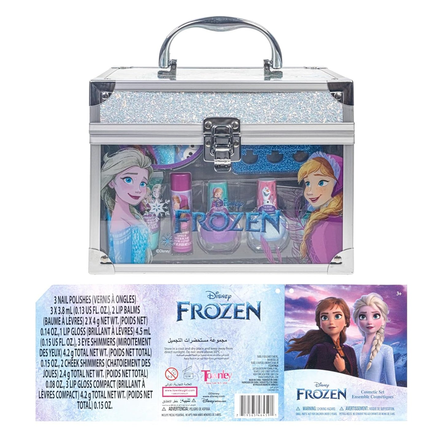 Kinderschminkset mit Lipgloss und Nagellack, Disney Frozen