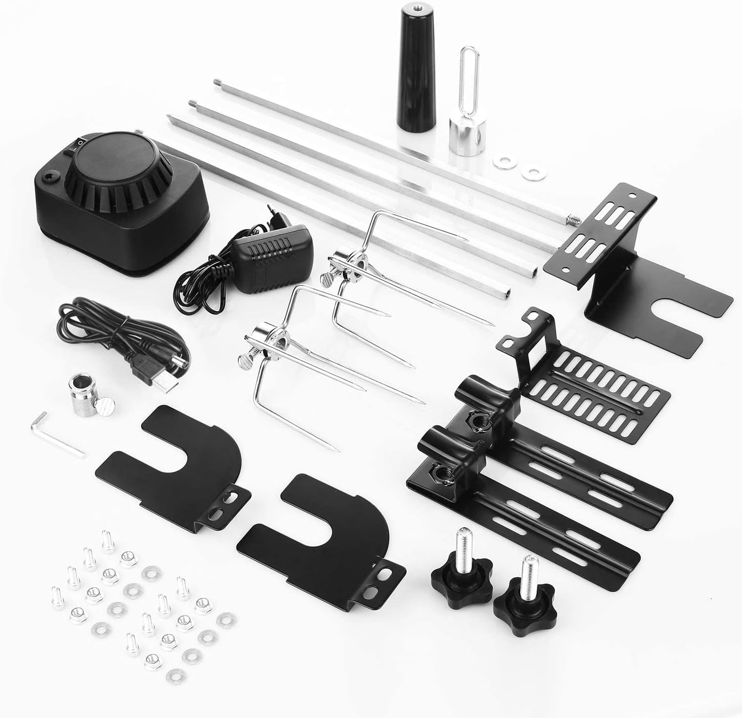 Elektrischer Grillspiess längenverstellbar, 69cm