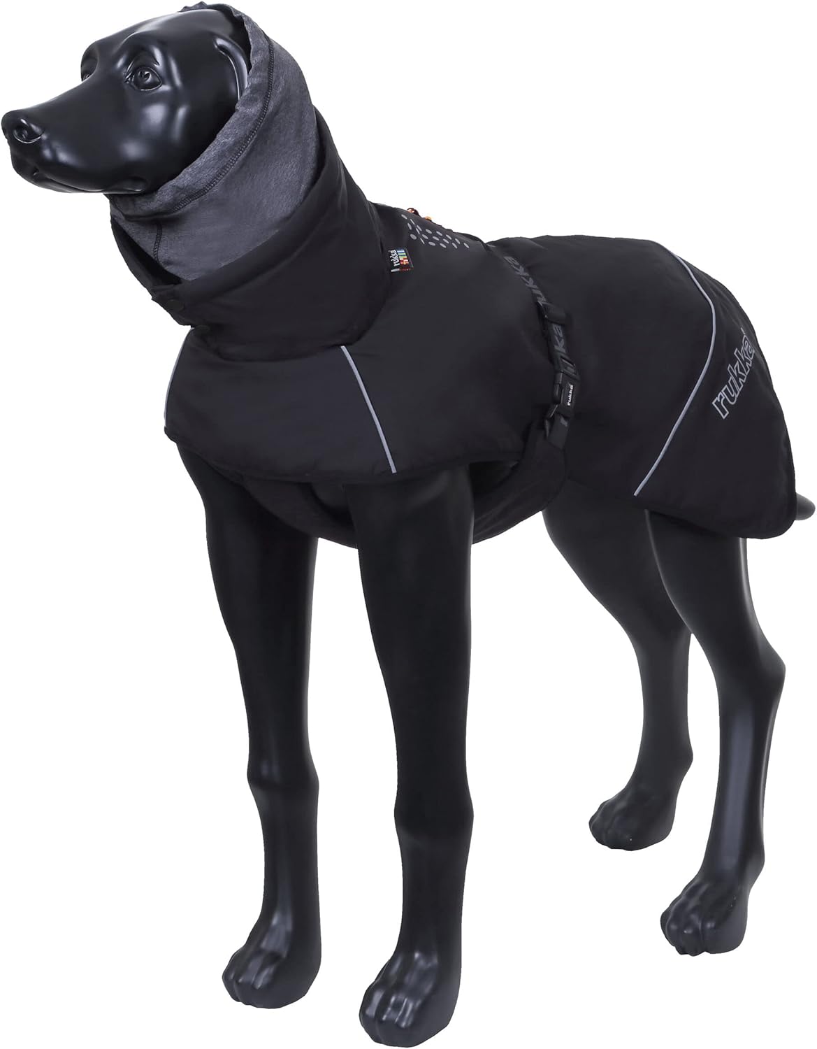 Warmup Hundemantel für kalte Tage, 25 Schwarz