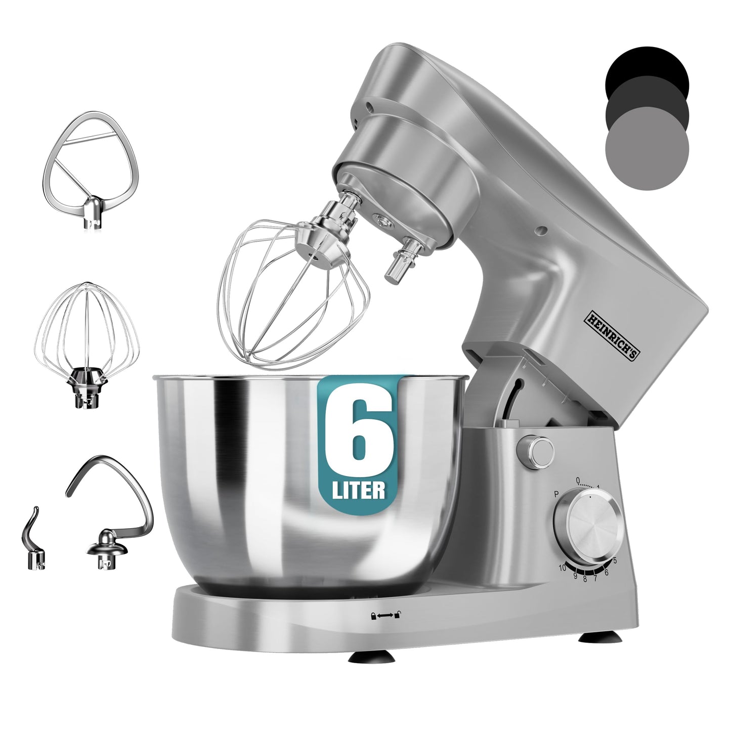 Küchenmaschine, Silber