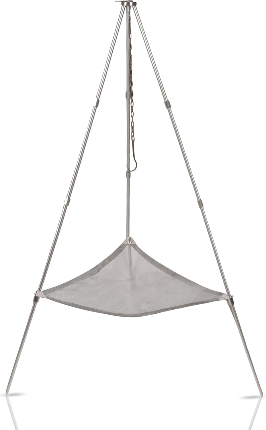 Tragbares Dreibein-Gestell mit Grillrost, Fire Pit