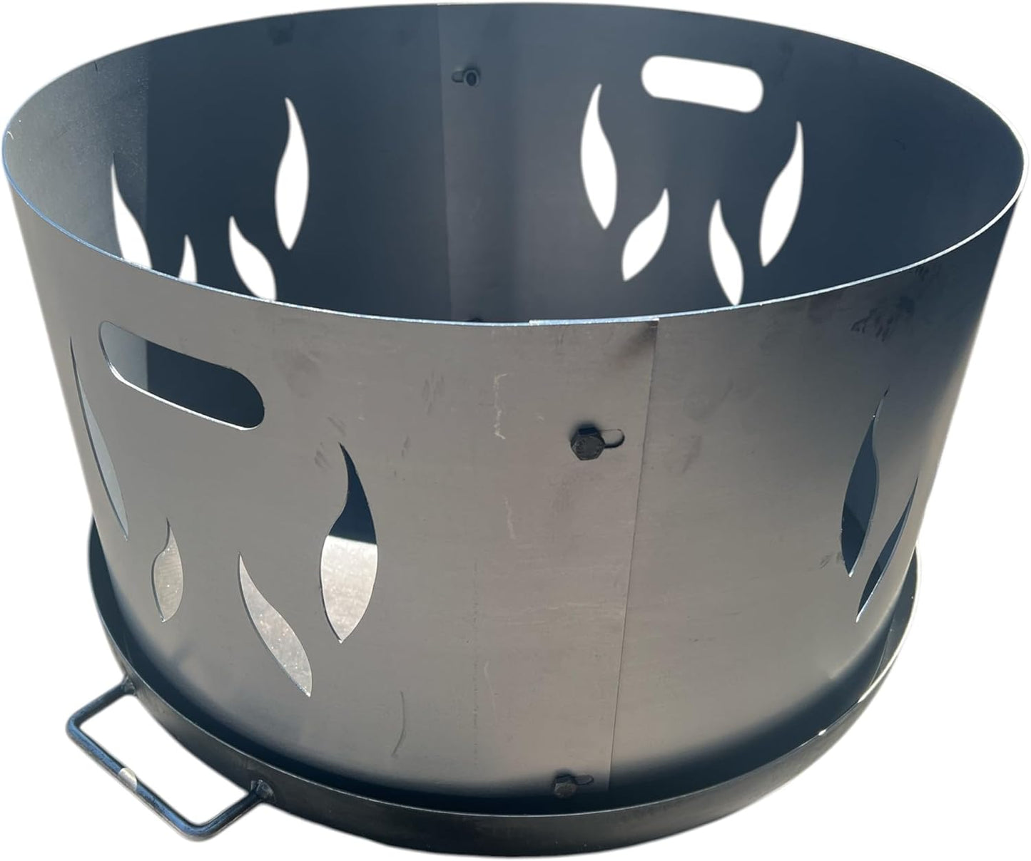 2-teiliger Funkenschutz für Feuerschale, 2-teiliger Funkenschutz 100cm