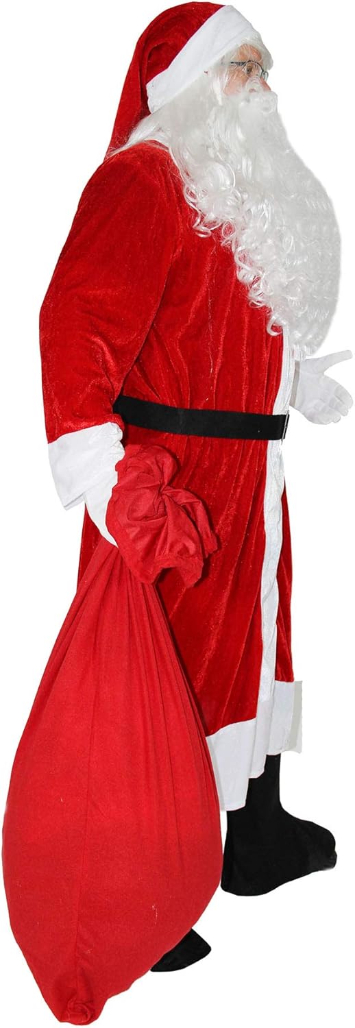 Weihnachtsmann Kostüm-Set, M-L Rot