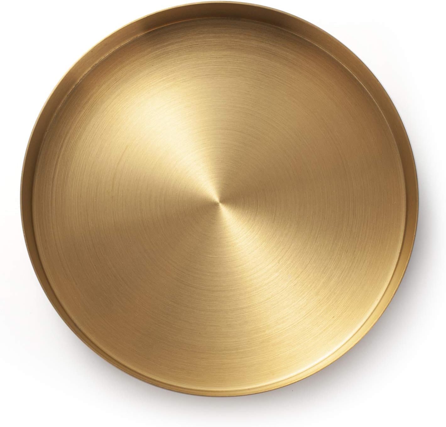 Rundes Edelstahl-Tablett, 14 cm