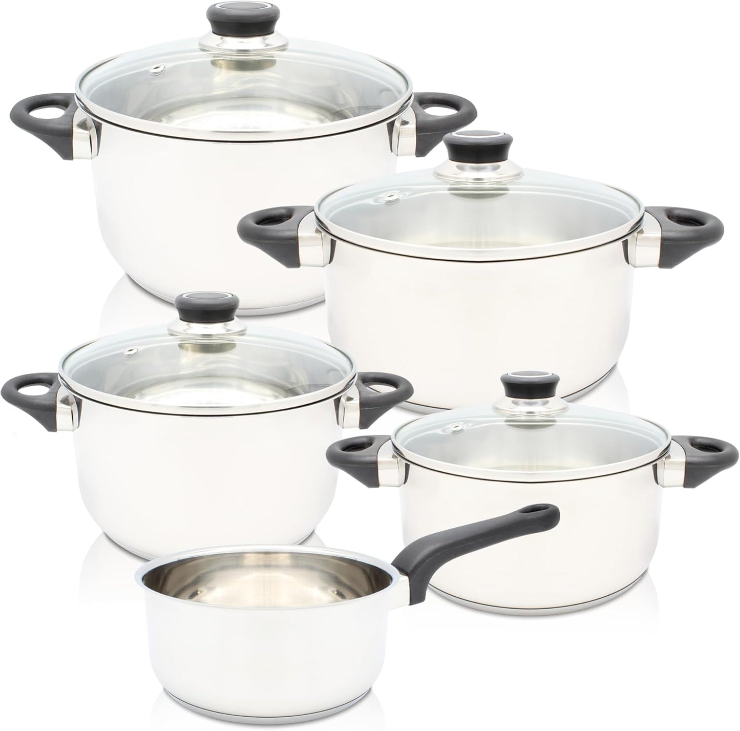 5-teiliges Kochtopf-Set Apollo, 5-Teilig