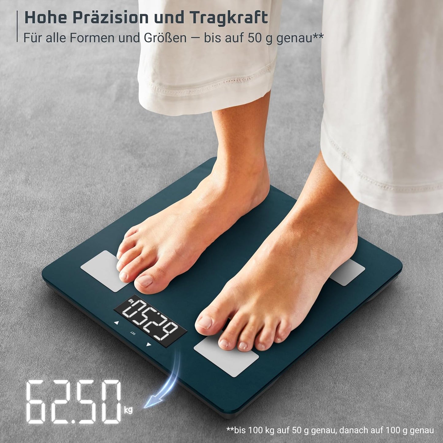 Digitale Personenwaage BR2600 Blau 180 kg