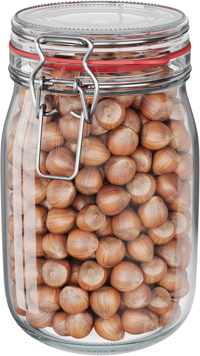 3er-Set Einmachgläser, 1140ml x 3 Stück