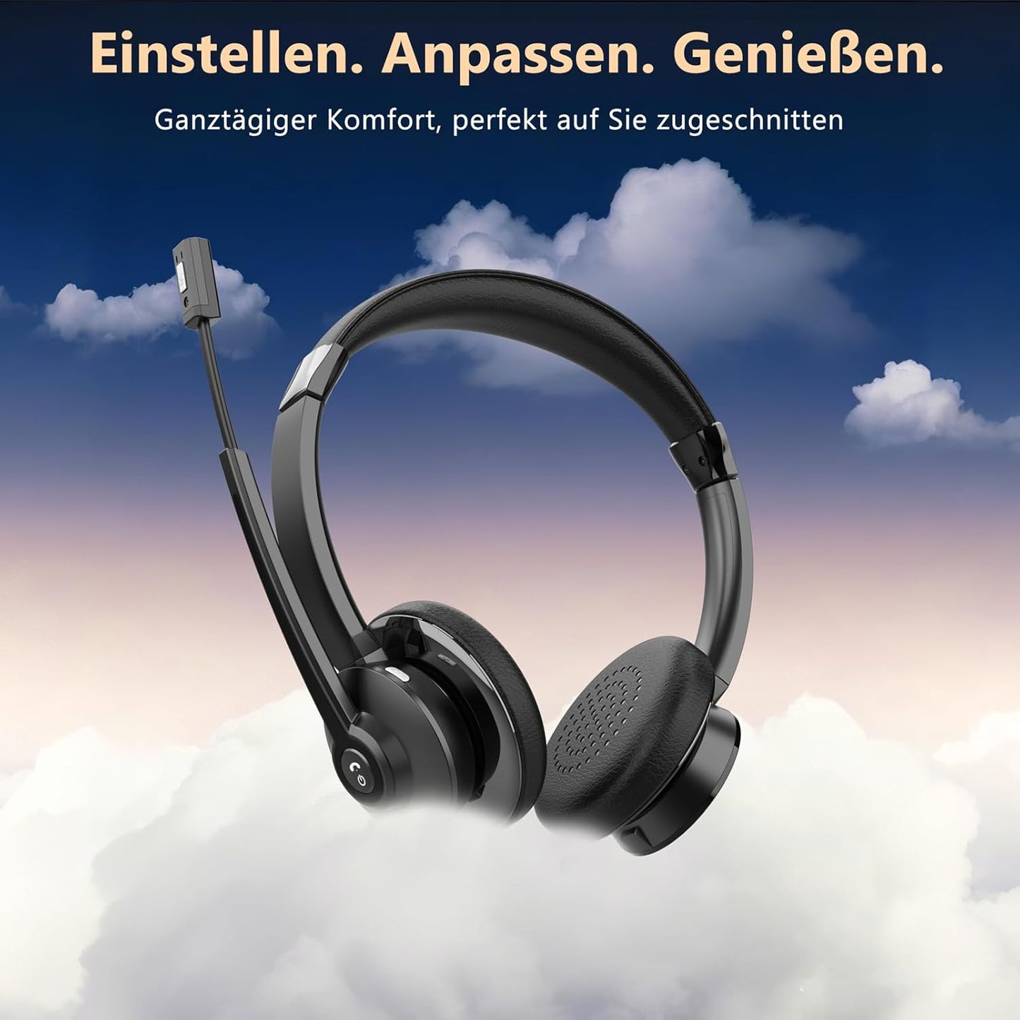 Bluetooth Headset mit Ladestation