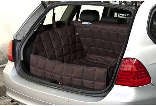 Gepolsterte Kofferraumschutzdecke mit All-Side-Schutz & Ladekantenschutz, S - 60x90 cm Braun