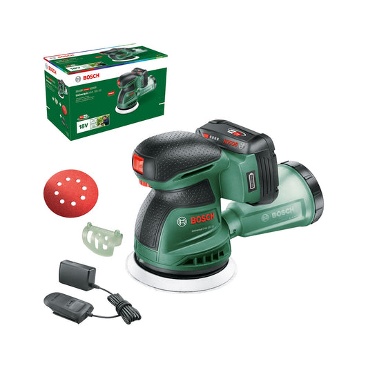 Exzenterschleife UniversalOrbit 18V-20 1x2,0Ah, 1x 2.0 Ah Akku | Set