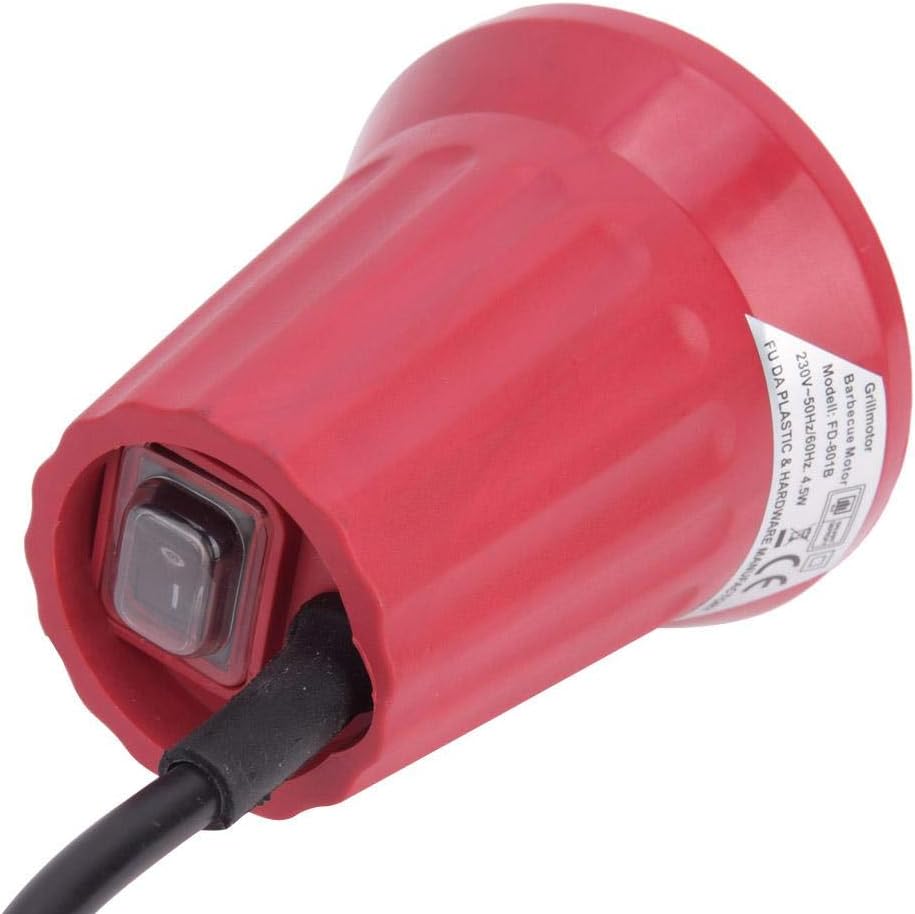 BBQ-Grillmotor FD801B, Rot