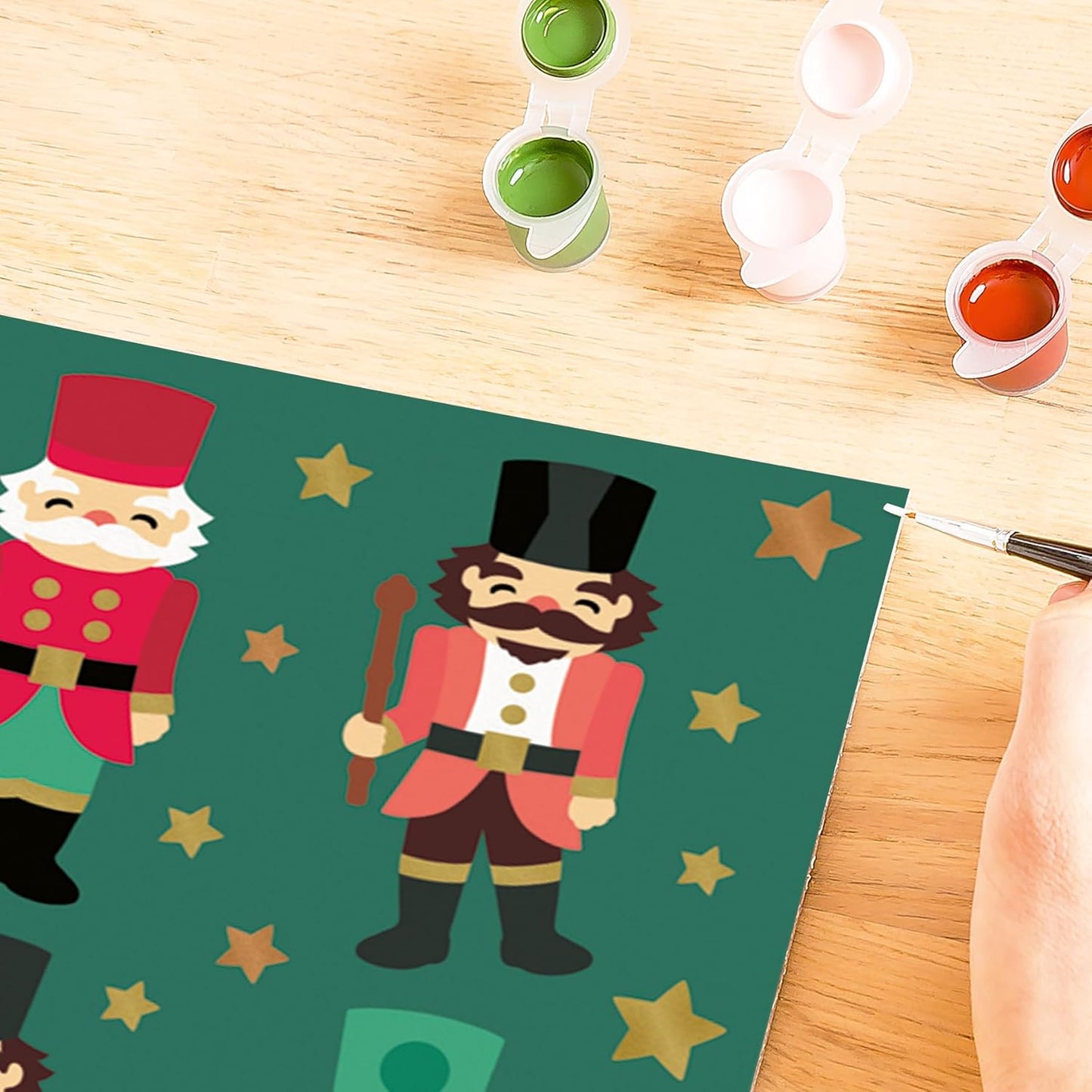 CreArt Malen nach Zahlen 23893: Christmas Nutcracker Delight