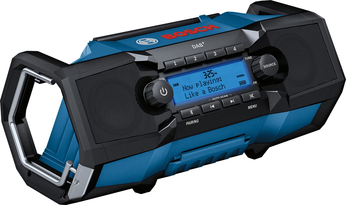 GPB 18V-2 SC Professional, Baustellenradio, DAB+, Bluetooth, FM und AUX Single