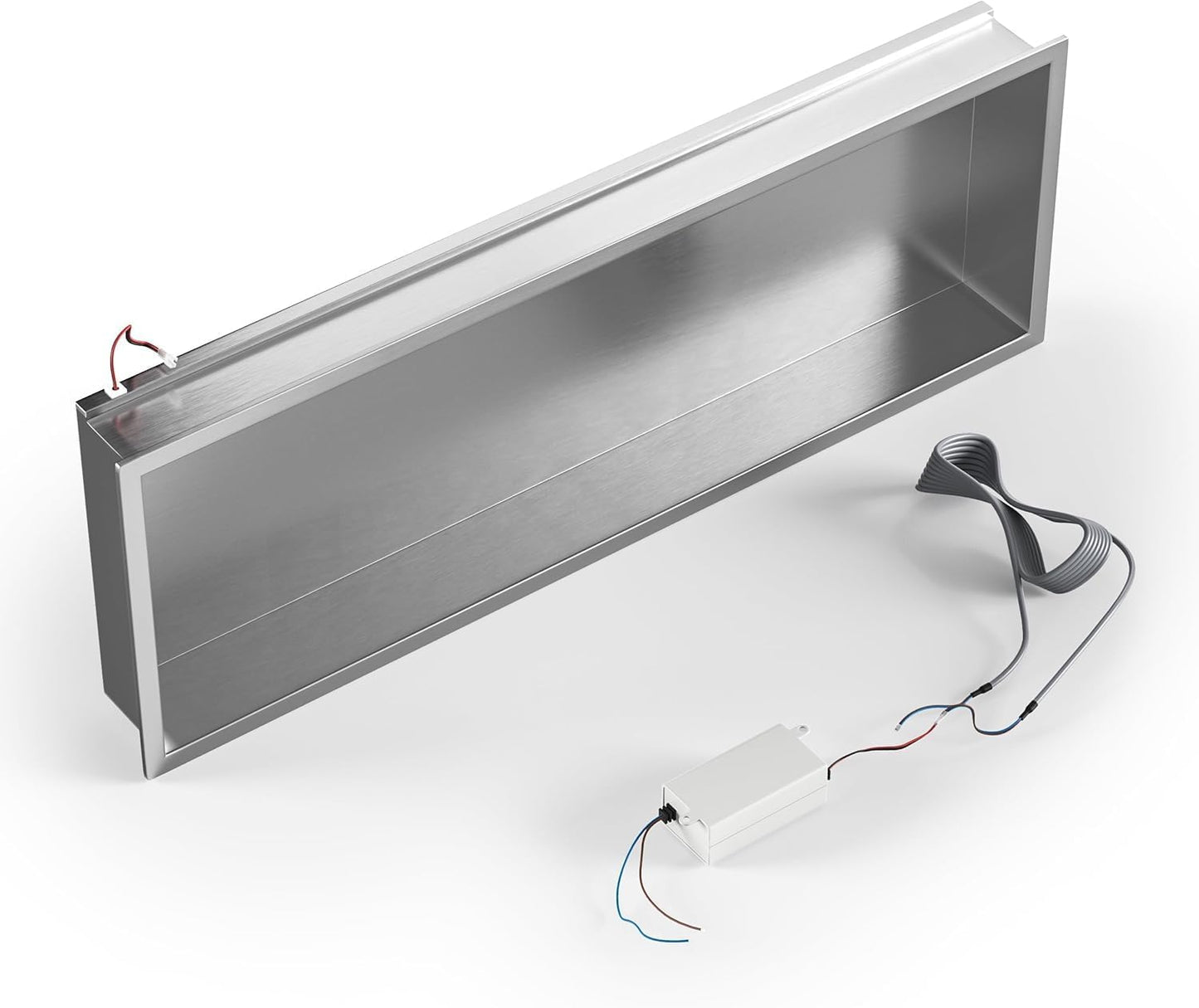 Duschnische, Silber 90 x 30 x 10 cm