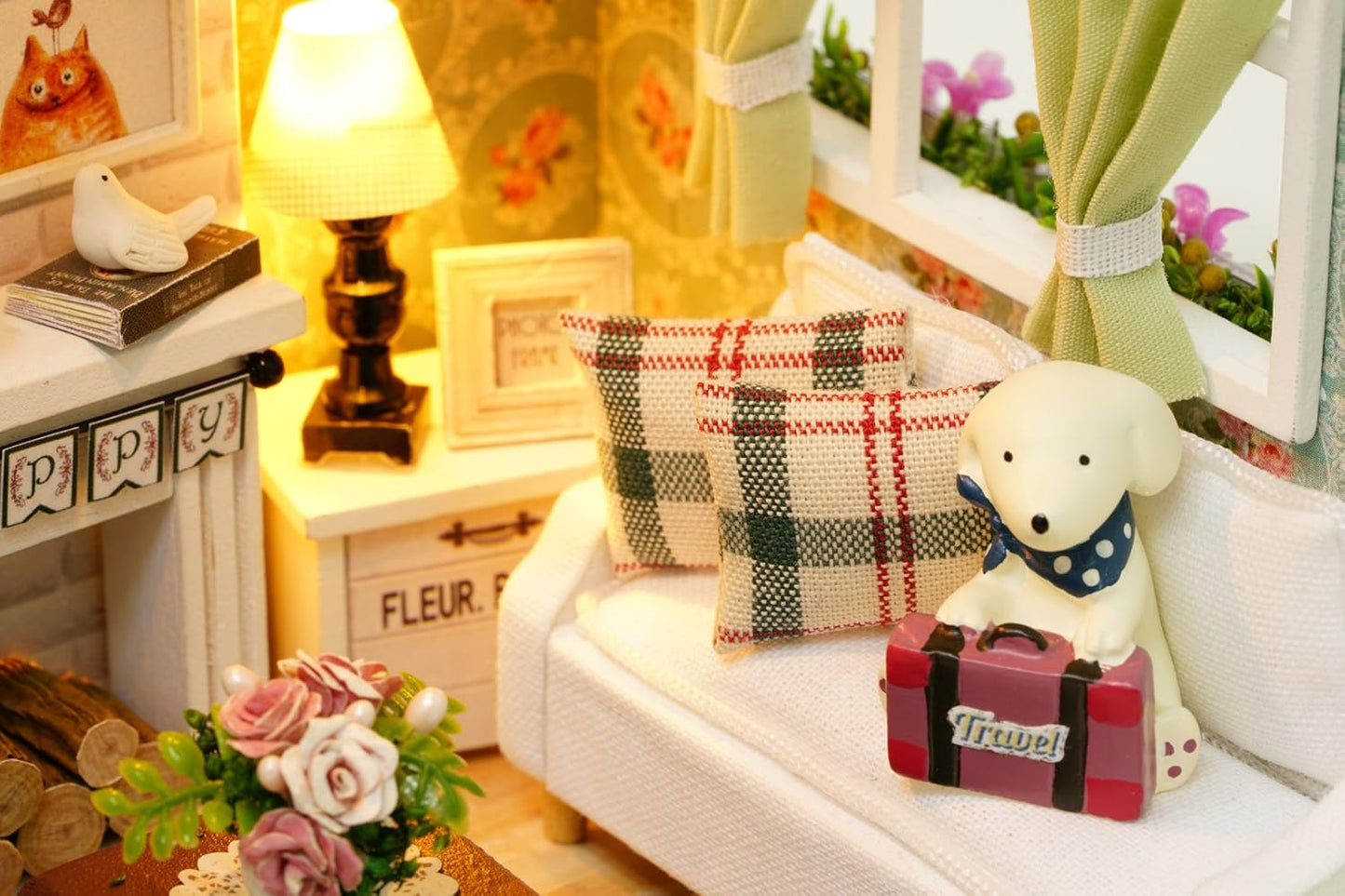 DIY Puppenhaus Miniatur-Salon, Z008