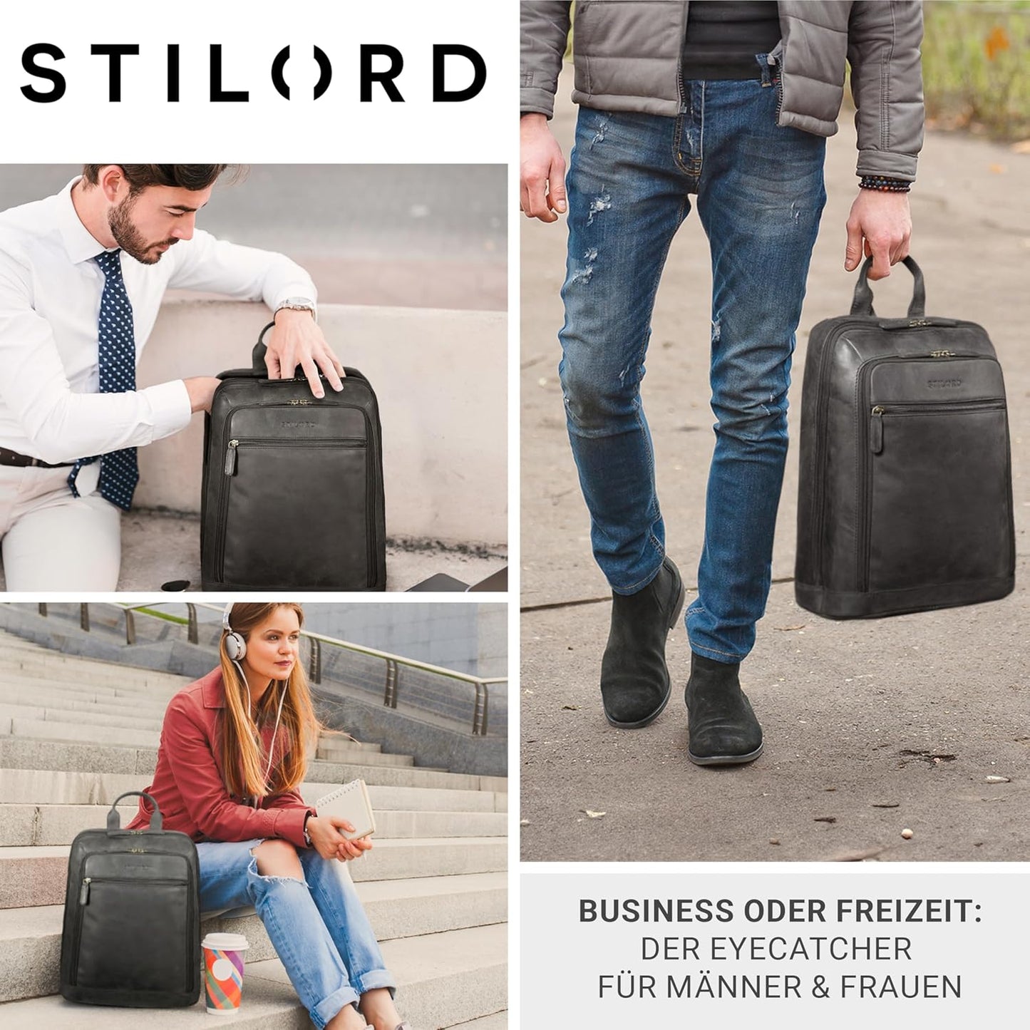 Watson Laptoprucksack, Anthrazit