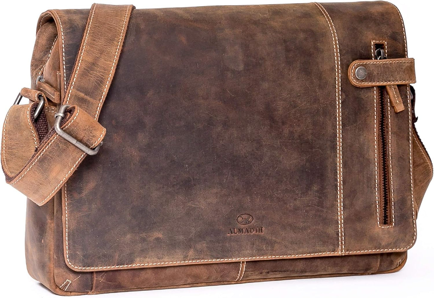 Ledertasche mit Laptop Fach, Dylan Vintage
