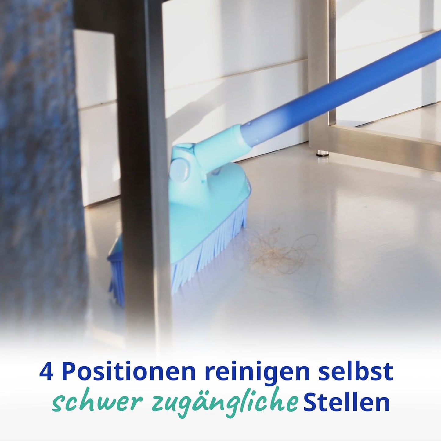 Catch & Clean Compact Set mit Gummibesen und Kehrblech, Catch & Clean Compact