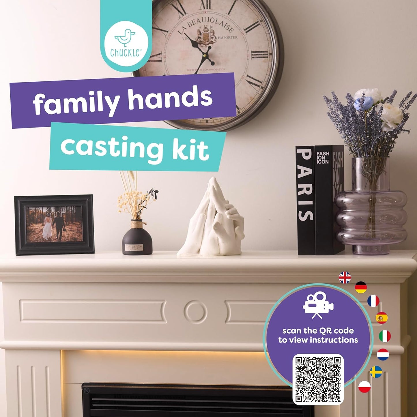 3D Gipsabdruck-Set für Familien, Familie